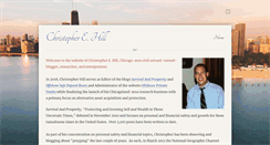 Desktop Screenshot of christopherehill.com