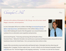 Tablet Screenshot of christopherehill.com